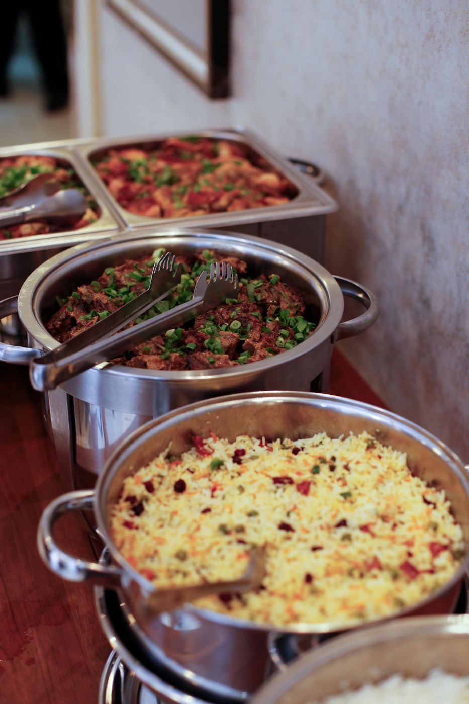 Corporate catering spread