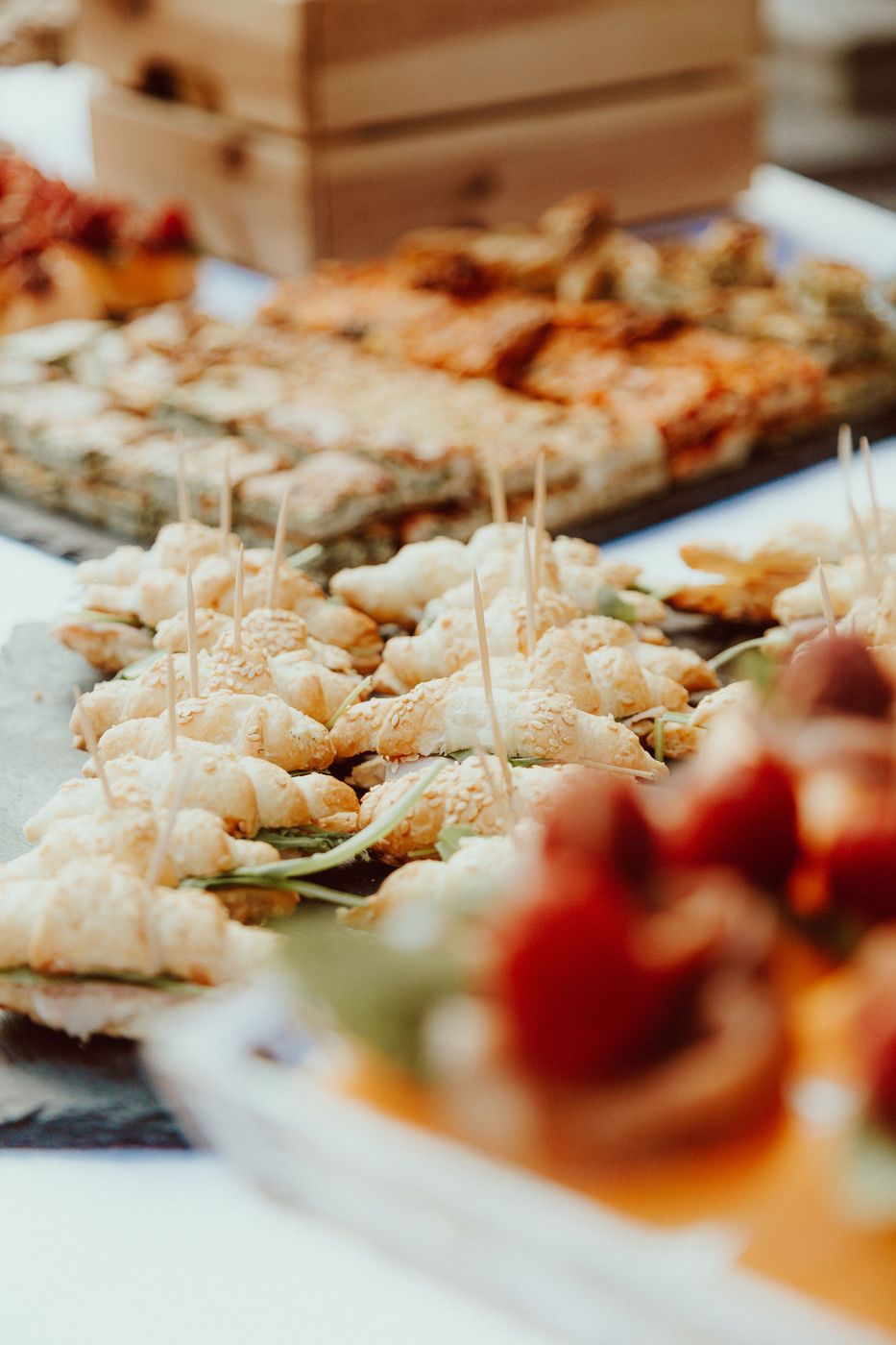 Handmade dishes by Robson Catering